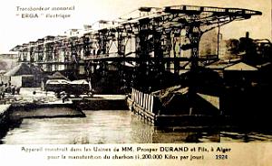 Alger - Transbordeur Monorail - Usine Prosper Durand - 1924